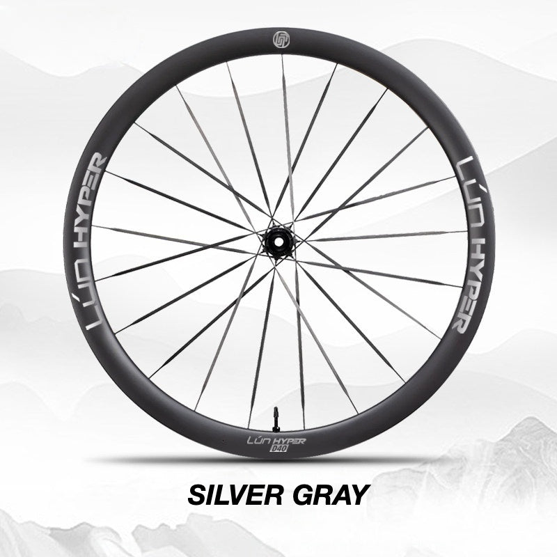 Infinity Logo Decals for Lún HYPER 5 D40 Gen 5 Wheelset | Waterproof Rim Overlay Stickers（Complete Decal Set for Two Wheels + Spare Decals Included）