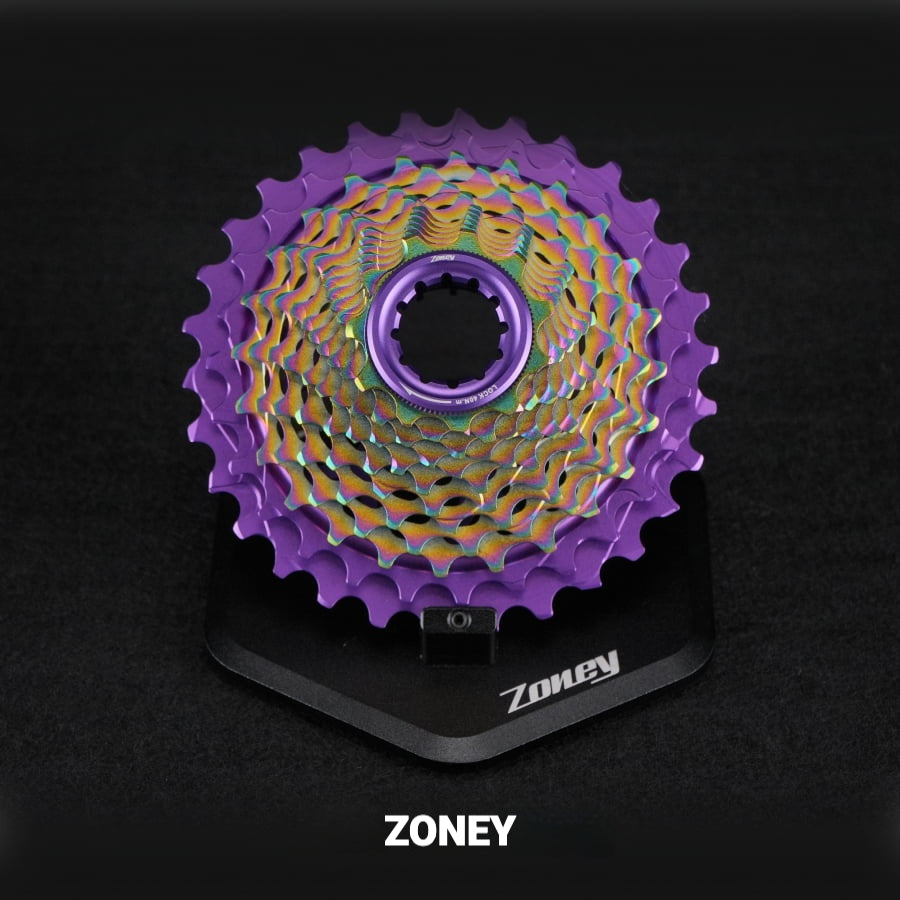 INCOLOR ZONEY 12-Speed Lightweight Road Bike Cassette 11–30T｜High Efficiency｜Multi-Color Options