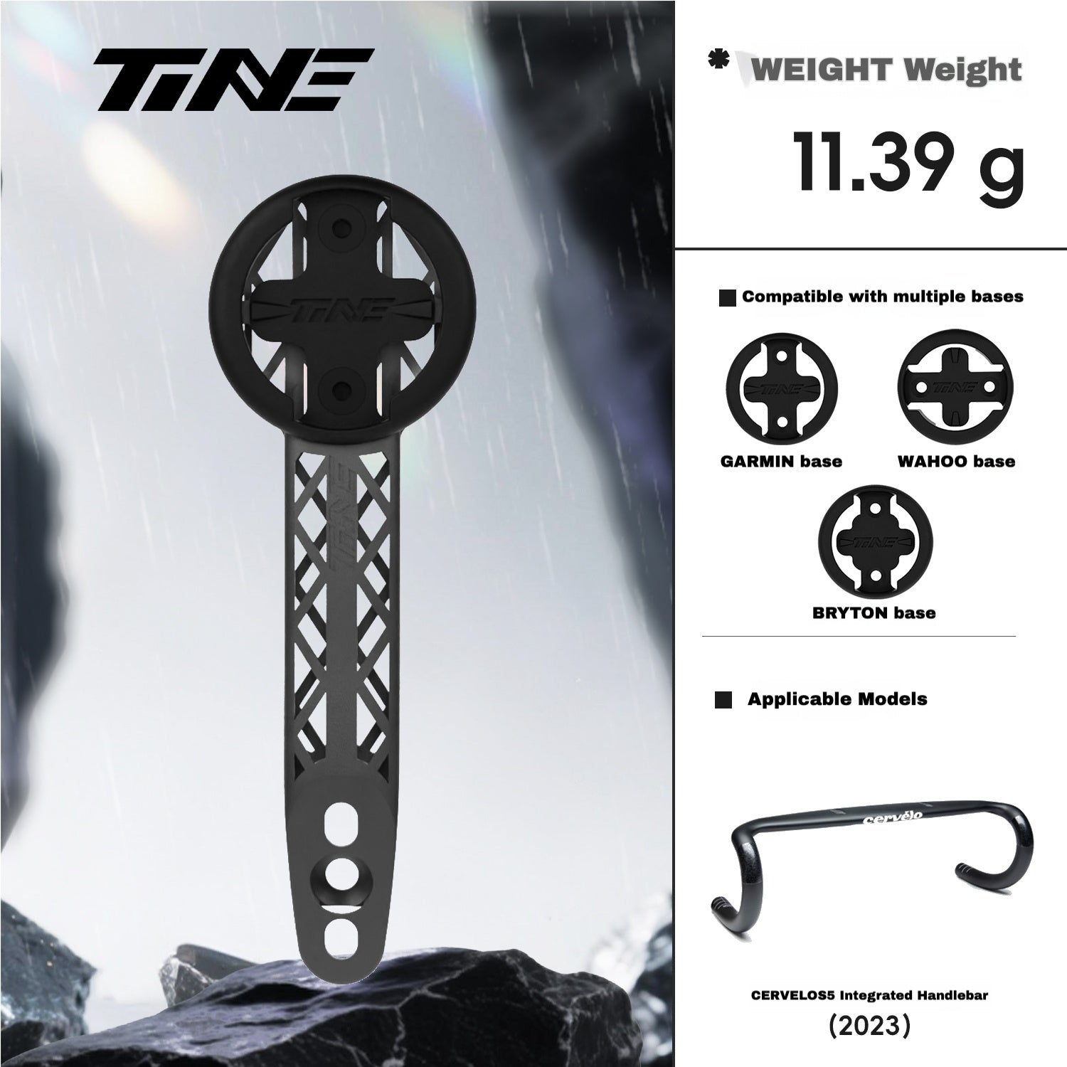 TiNE ultra-léger en titane DARIMO Nexum | Support ordinateur pour vélo DARIMO NEXUM DRAG imprimé en 3D, entièrement creusé, haute résistance, 1 pièce