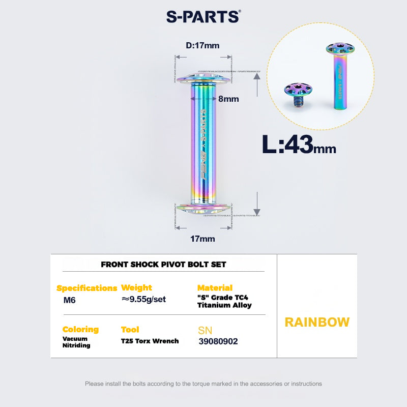 Specialized Epic 8 Suspension Bolt Kit | Full Pivot & Shock Hardware Set