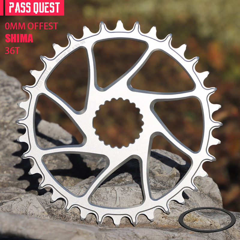 PASS QUEST Shimano Direct-Mount Narrow-Wide Chainring | M6100 M7100 M8100 M9100 | 0mm Offset