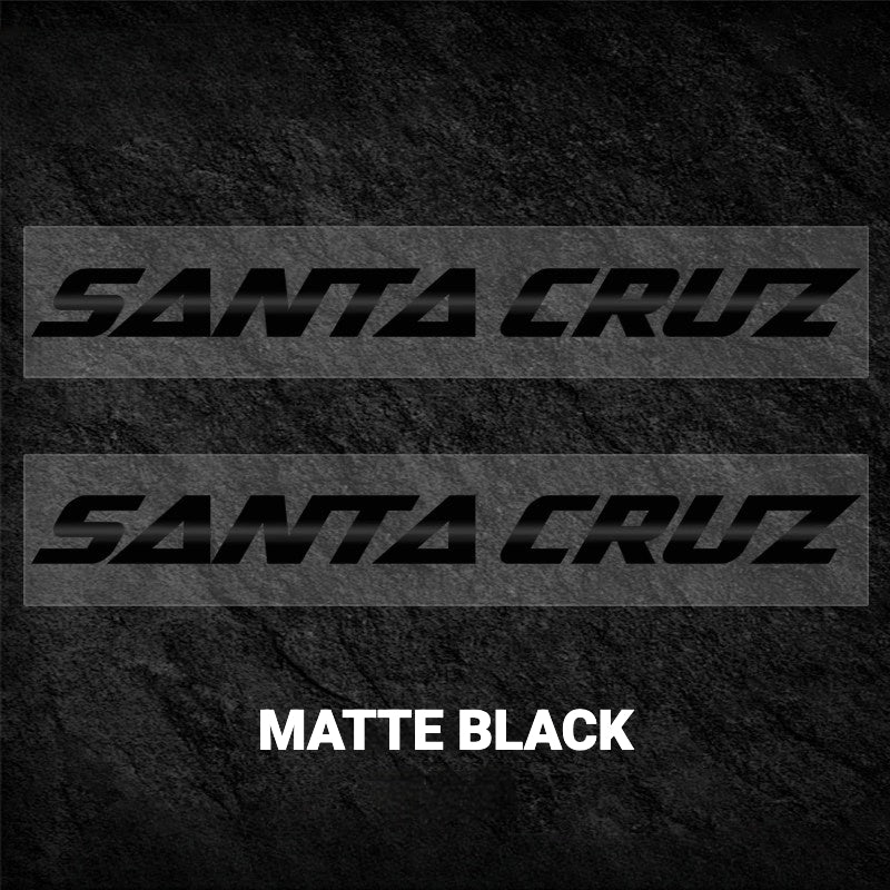 SANTA CRUZ Bronson Frame Logo Decal Kit | Custom Color Change MTB Sticker