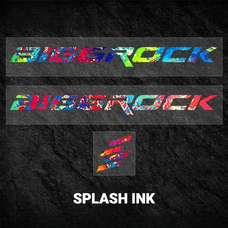 BIGROCK Aero Road Bike Frame Logo Decals | Custom Waterproof OEM Style Color Change Stickers