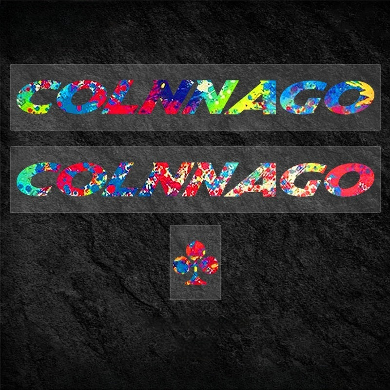 Colnago V5RS Logo Decal Set (2× Downtube + 1× Headtube)｜Custom Frame Color Change Stickers｜35+ Colors