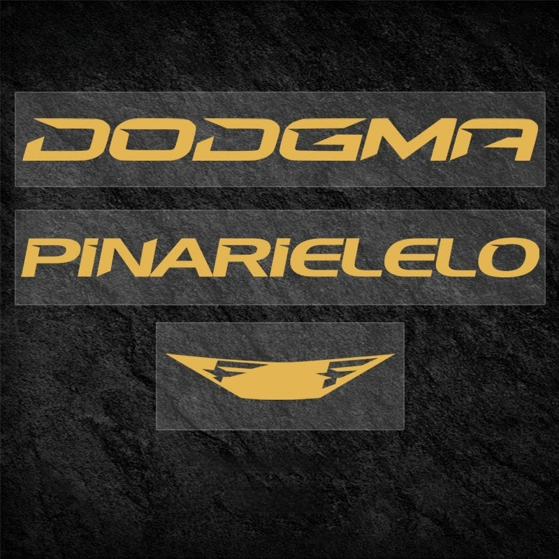 PINARELLO DOGMA F 2025/2026 Frame Logo Cover Decal Kit | 430–575mm | OEM Logo Overlay Stickers | Waterproof Vinyl Bike Frame Decals