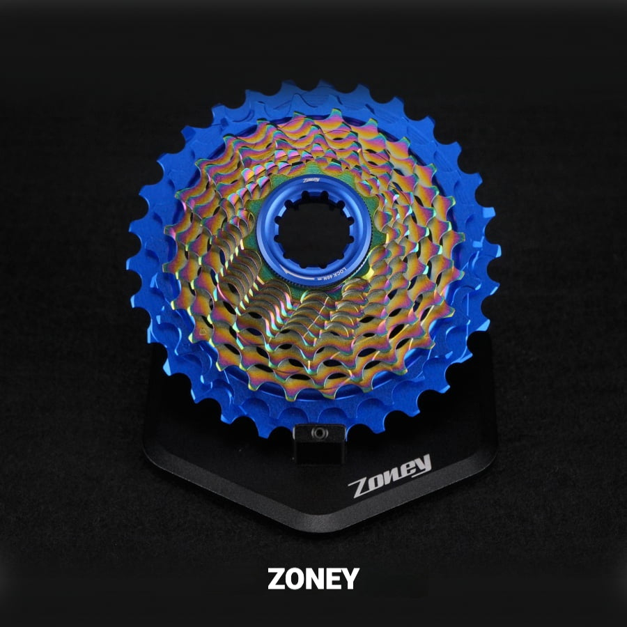 INCOLOR ZONEY 12-Speed Lightweight Road Bike Cassette 11–30T｜High Efficiency｜Multi-Color Options