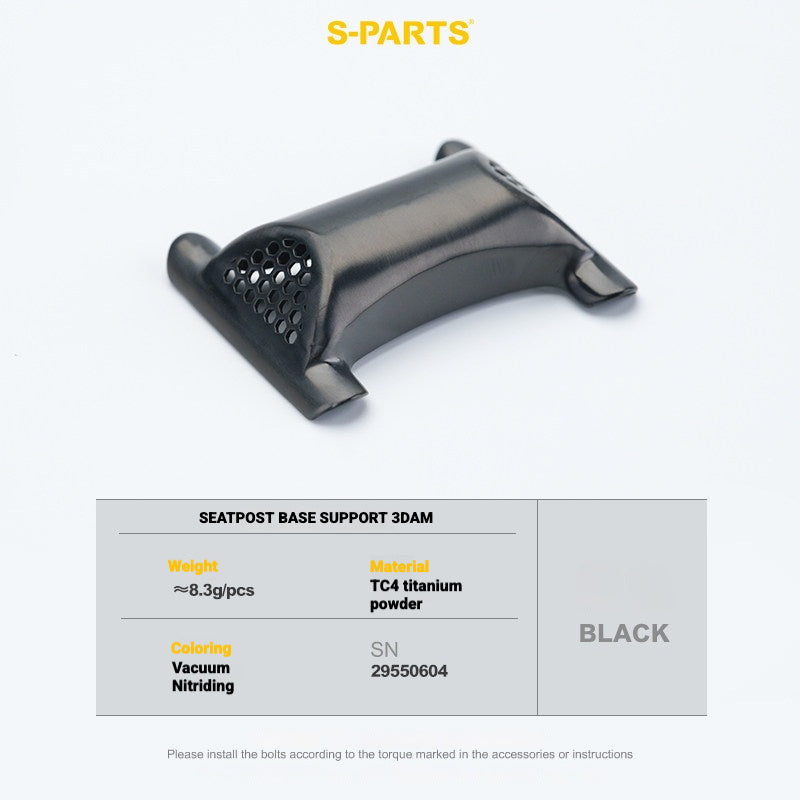 S-PARTS 3DAM Titanium 3D Printed Seatpost Hardware Kit for CERVÉLO S5 (2026 Compatible)