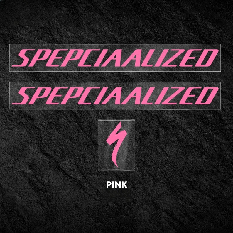 Specialized Tarmac SL7 Frame Logo Cover Decal Sticker | Waterproof Custom Road Bike Frame Decal