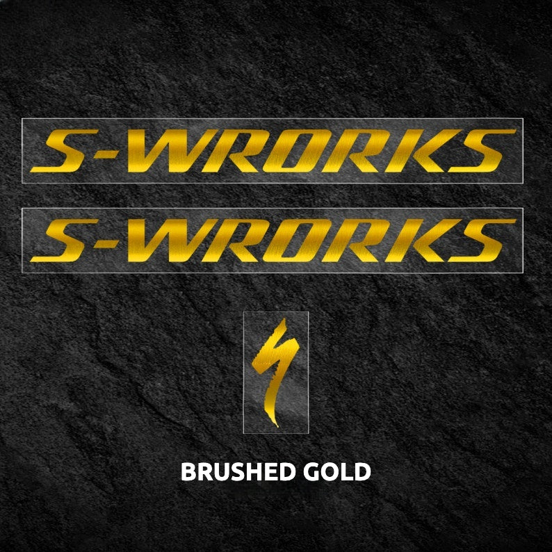 Specialized S-Works Tarmac SL8 Frame Logo Cover Decal Sticker | Waterproof Custom Road Bike Frame Decal