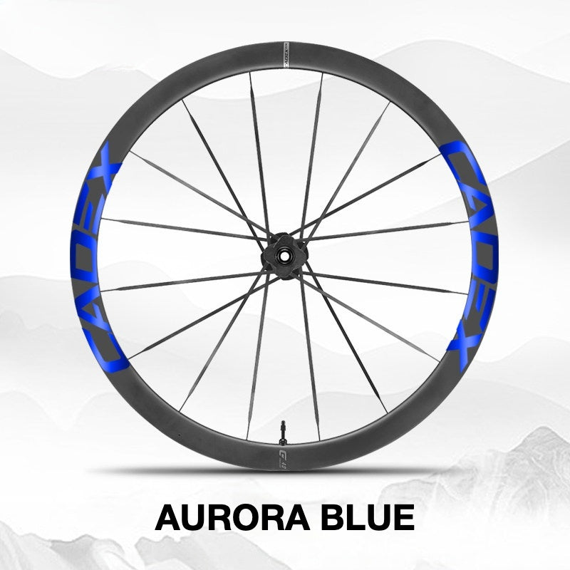Cadex MAX 40 Wheel Decal Sticker Kit – Logo Cover & Color Customization