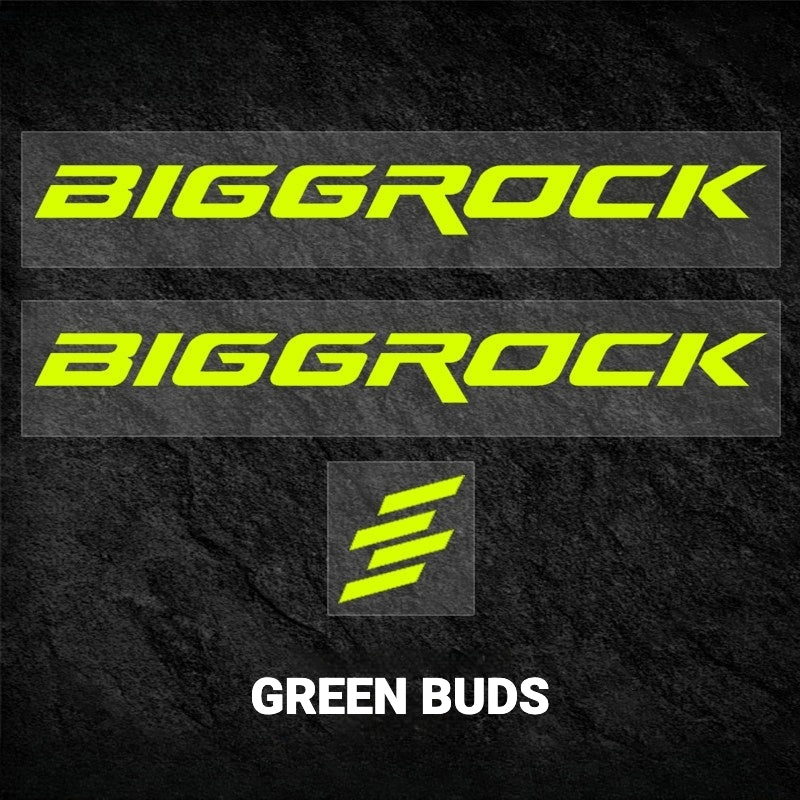 BIGROCK Aero Road Bike Frame Logo Decals | Custom Waterproof OEM Style Color Change Stickers