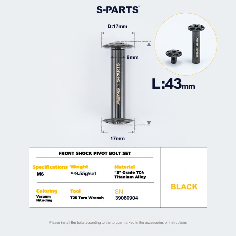 Specialized Epic 8 Suspension Bolt Kit | Full Pivot & Shock Hardware Set