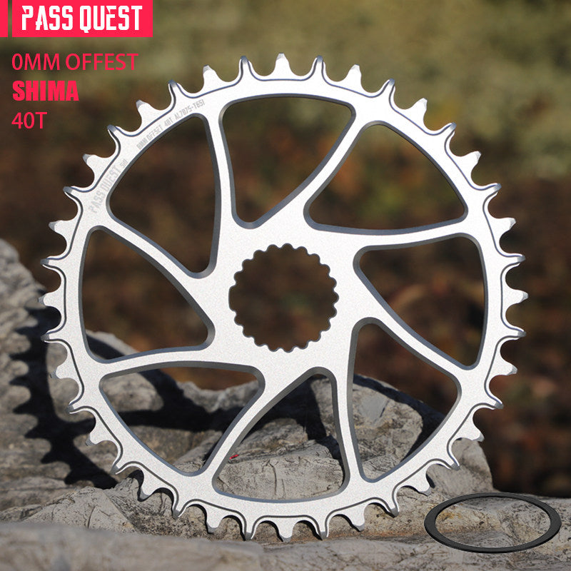 PASS QUEST Shimano Direct-Mount Narrow-Wide Chainring | M6100 M7100 M8100 M9100 | 0mm Offset