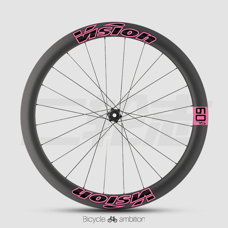VISION METRON SL60 / SL45 Rim Decal Kit – 1-Wheel Set + 1 Spare Strip (Order 2 for Full Bike)