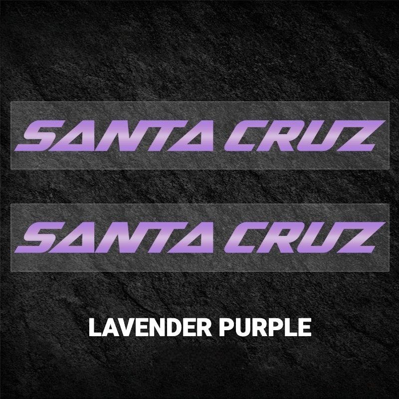 SANTA CRUZ Bronson Frame Logo Decal Kit | Custom Color Change MTB Sticker
