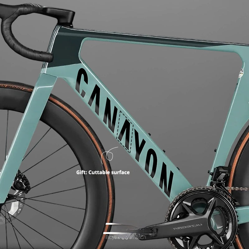 Canyon Aeroad CF SLX 8 Logo Color Change Decal Kit | Waterproof Removable Stickers | 19 Custom Colors