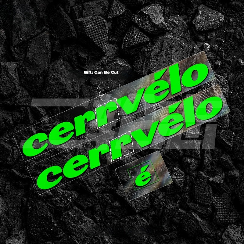 2023 cervelo S5 Frame Logo Color Decals｜Down Tube & Head Tube Sticker Kit｜48–56