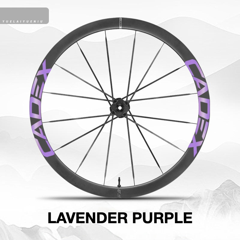 Cadex MAX 40 Wheel Decal Sticker Kit – Logo Cover & Color Customization