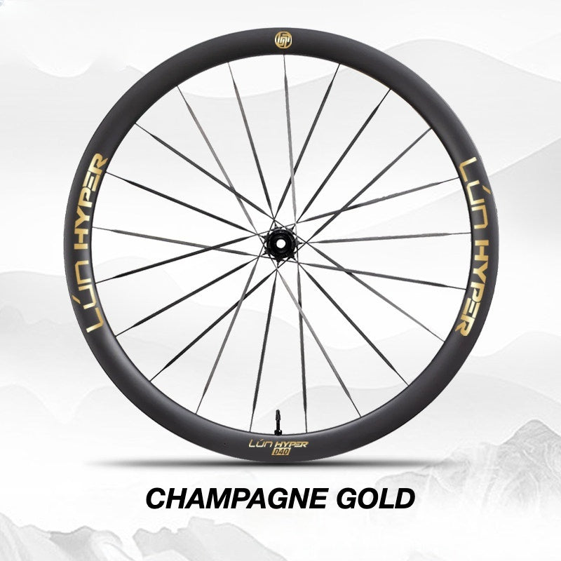 Infinity Logo Decals for Lún HYPER 5 D40 Gen 5 Wheelset | Waterproof Rim Overlay Stickers（Complete Decal Set for Two Wheels + Spare Decals Included）