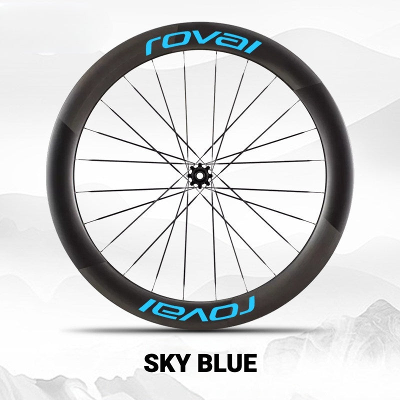 Specialized Roval Sprint CLX Wheel Decals | Custom Logo Color Change Overlay Stickers