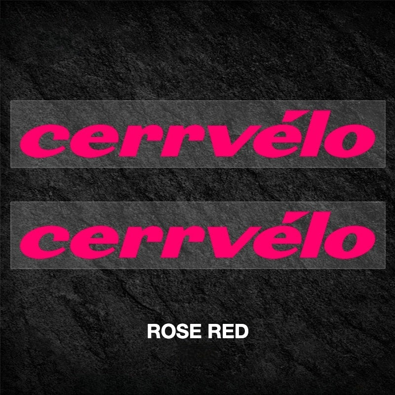Custom OEM Logo Decals for 2026 Cervélo S5 Road Bike Frame | Waterproof Overlay Stickers
