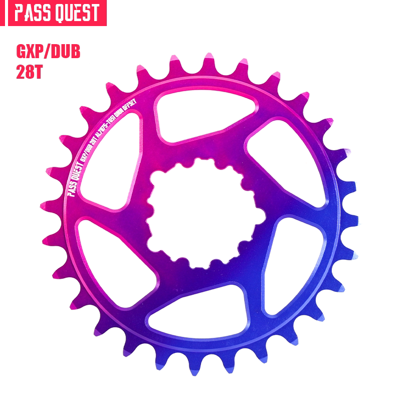 PASS QUEST Dirt Jump Single-Speed Chainring | 104BCD / SRAM 3-Bolt Direct Mount
