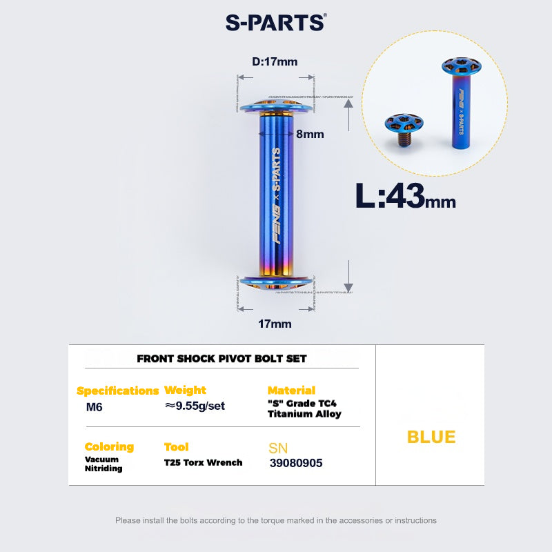 Specialized Epic 8 Suspension Bolt Kit | Full Pivot & Shock Hardware Set
