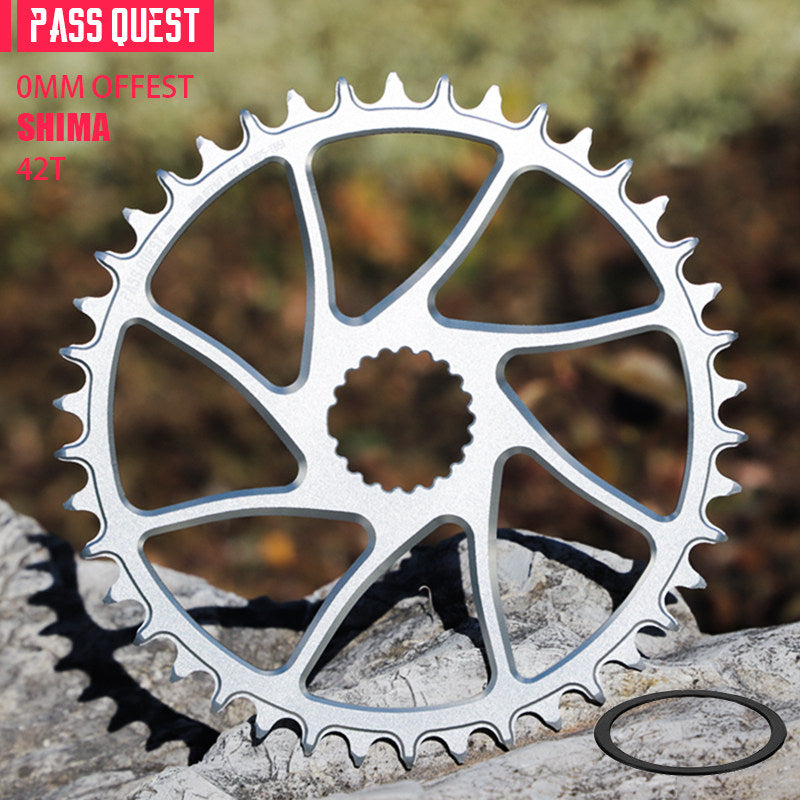 PASS QUEST Shimano Direct-Mount Narrow-Wide Chainring | M6100 M7100 M8100 M9100 | 0mm Offset