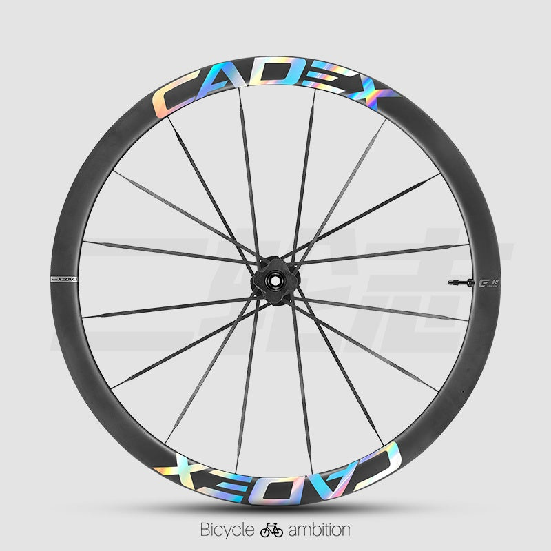 CADEX 50 Ultra Wheel Rim Decals Stickers | Road Bike Carbon Wheelset Color Change Vinyl, Waterproof UV Resistant, Multi-Color Options