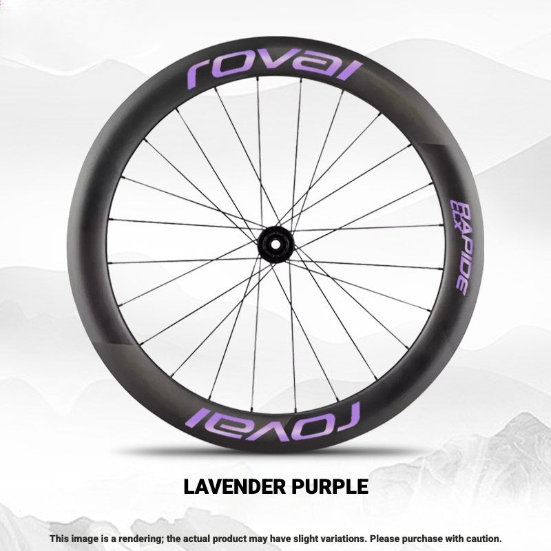 ROVAL RAPIDE CLX II Logo Color Change Sticker | Waterproof | Full Set for Two Wheels + Backup Included