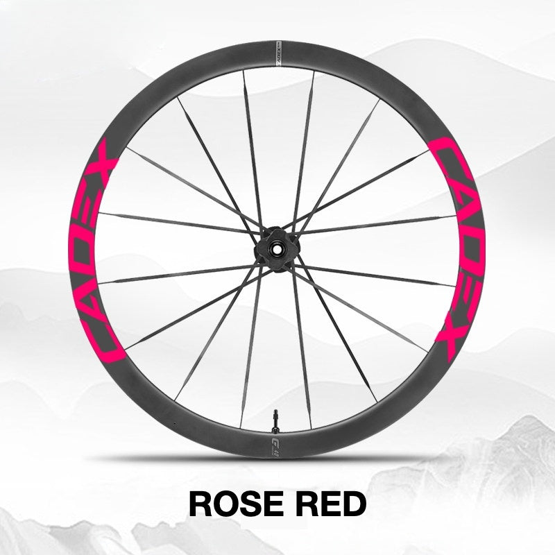 Cadex MAX 40 Wheel Decal Sticker Kit – Logo Cover & Color Customization