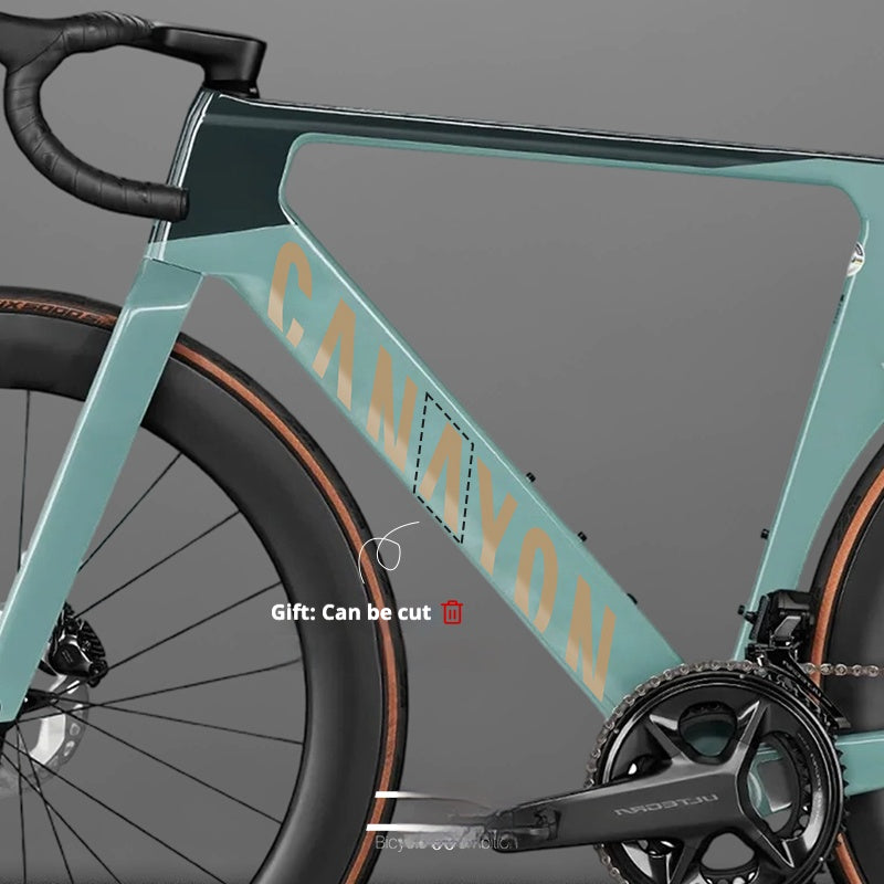 Canyon Aeroad CF SLX 8 Logo Color Change Decal Kit | Waterproof Removable Stickers | 19 Custom Colors