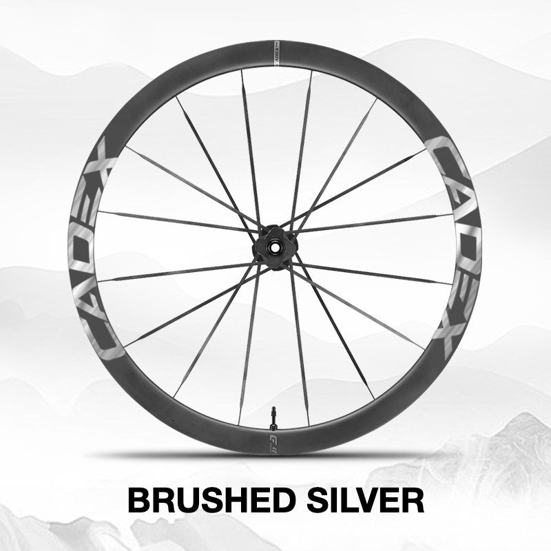 Cadex MAX 40 Wheel Decal Sticker Kit – Logo Cover & Color Customization