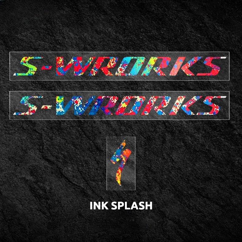 Specialized S-Works Tarmac SL8 Frame Logo Cover Decal Sticker | Waterproof Custom Road Bike Frame Decal