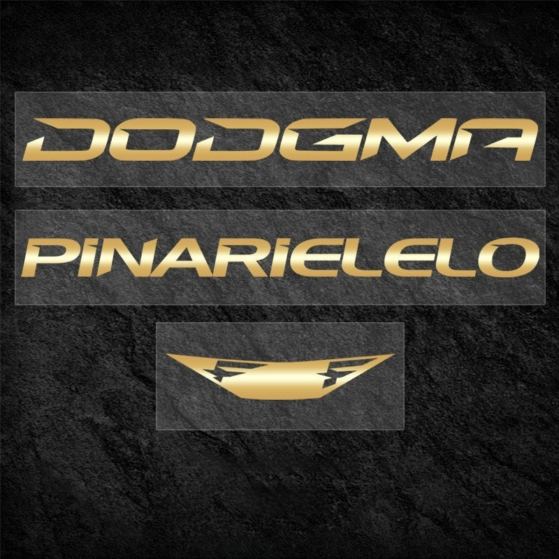 PINARELLO DOGMA F 2025/2026 Frame Logo Cover Decal Kit | 430–575mm | OEM Logo Overlay Stickers | Waterproof Vinyl Bike Frame Decals