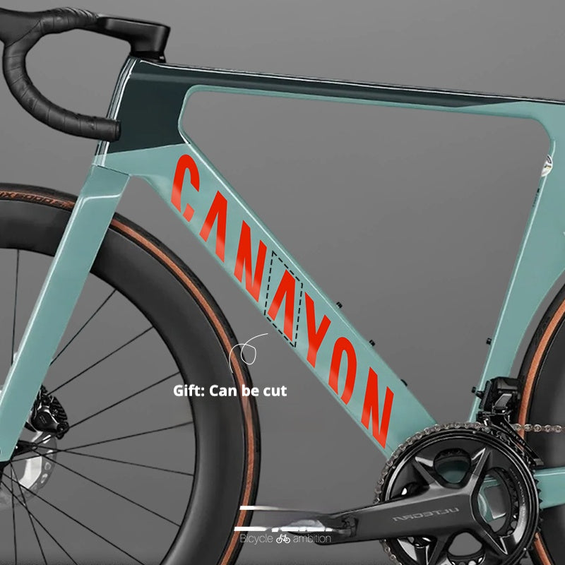 Canyon Aeroad CF SLX 8 Logo Color Change Decal Kit | Waterproof Removable Stickers | 19 Custom Colors