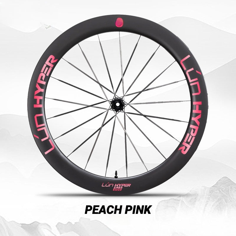 Infinity Logo Decals for Lún HYPER 5 D60 Gen 5 Wheelset | Waterproof Rim Overlay Stickers（Complete Decal Set for Two Wheels + Spare Decals Included）