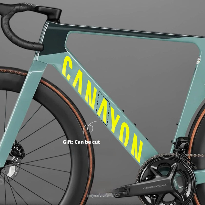 Canyon Aeroad CF SLX 8 Logo Color Change Decal Kit | Waterproof Removable Stickers | 19 Custom Colors