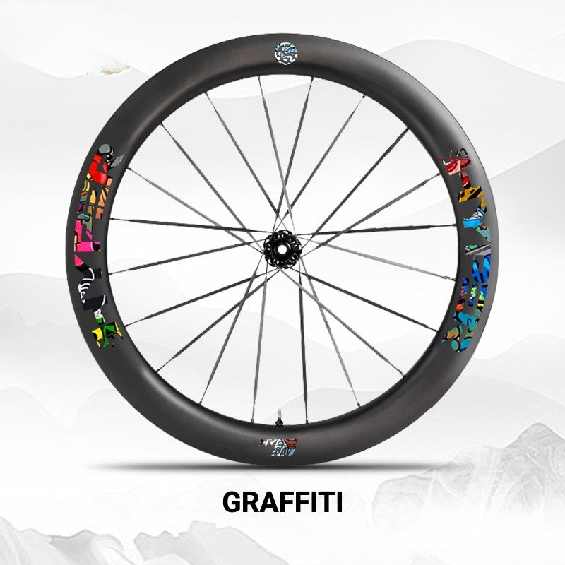 Infinity Logo Decals for Lún HYPER 3 D67 Gen 3 Wheelset | Waterproof Rim Overlay Stickers（Complete Decal Set for Two Wheels + Spare Decals Included）