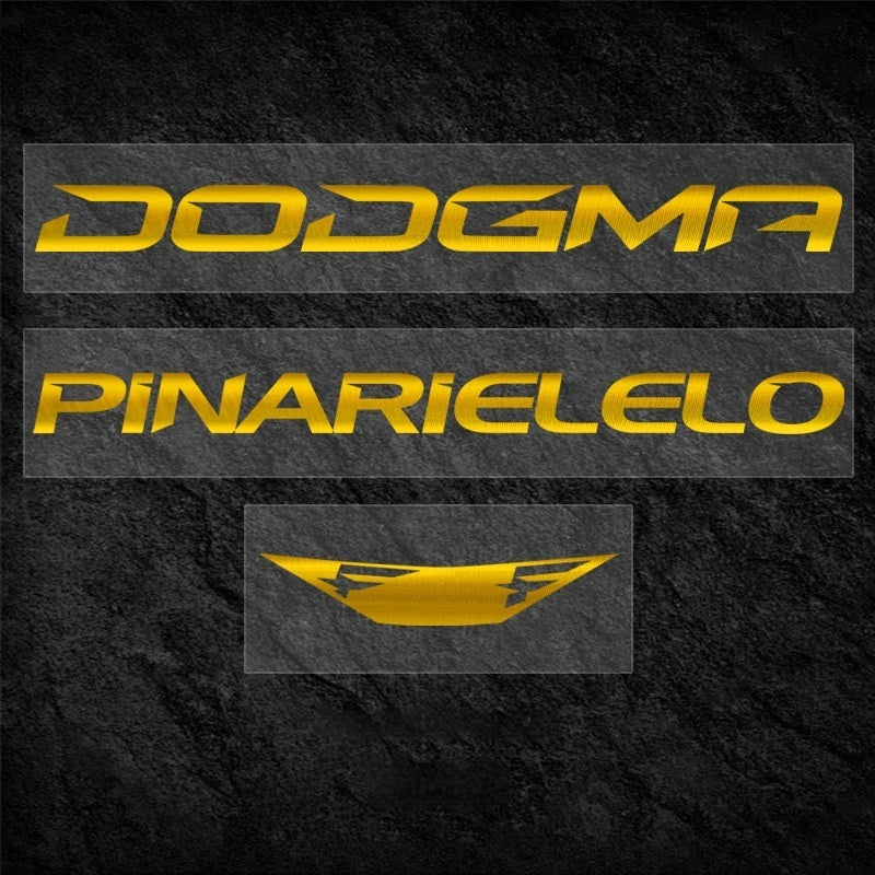 PINARELLO DOGMA F 2025/2026 Frame Logo Cover Decal Kit | 430–575mm | OEM Logo Overlay Stickers | Waterproof Vinyl Bike Frame Decals