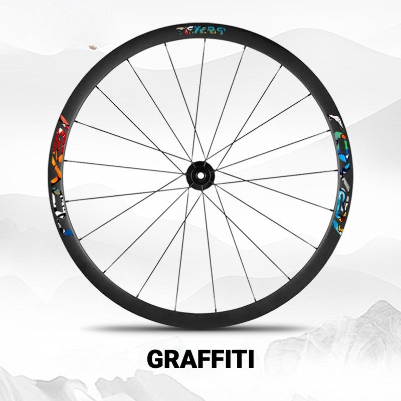 ROVAL TERRA Wheel Decal Kit | Custom Color Logo Stickers for Gravel & Road Bike Wheels