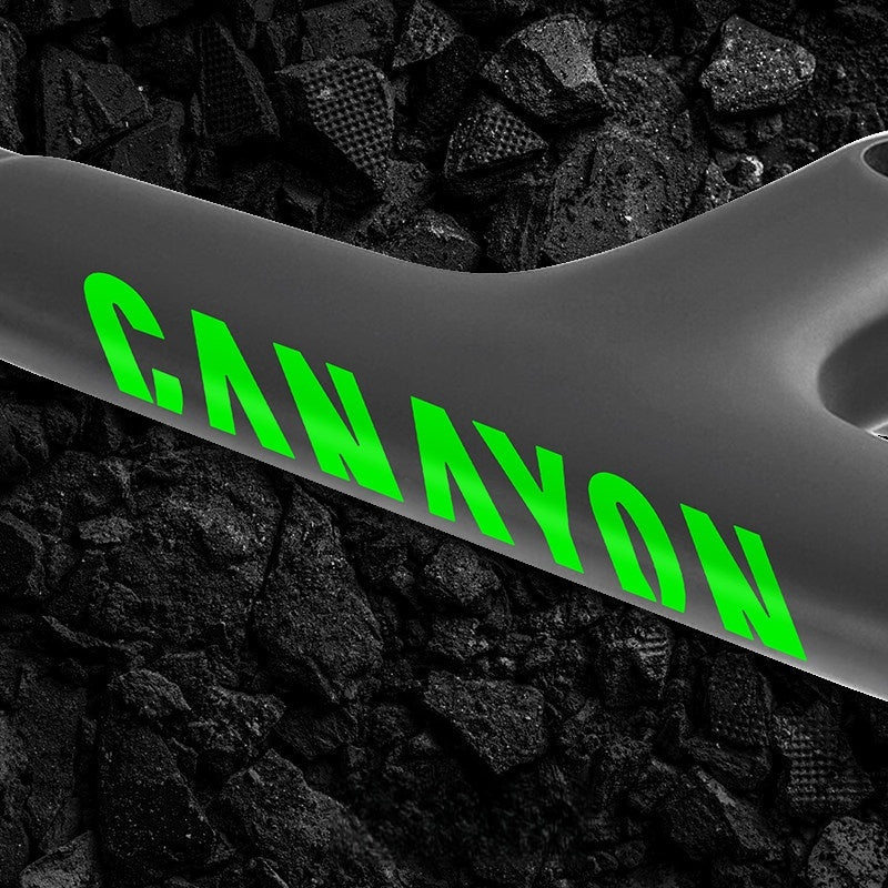 Road Bike Frame Decal Kit | Down Tube Decals ×2 + Integrated Handlebar Decal | Compatible with Canyon Aeroad CFR / CF SLX / CF SLX 8