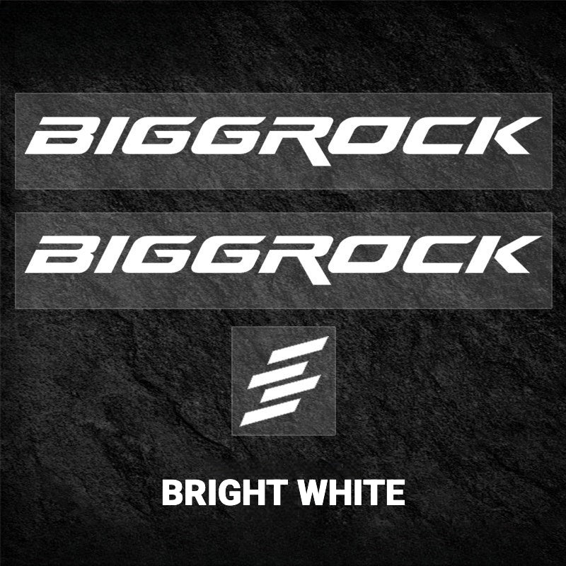 BIGROCK Aero Road Bike Frame Logo Decals | Custom Waterproof OEM Style Color Change Stickers