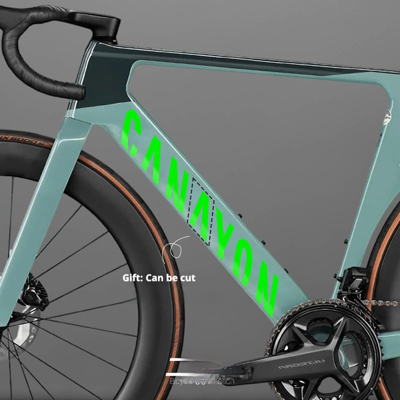 Canyon Aeroad CF SLX 8 Logo Color Change Decal Kit | Waterproof Removable Stickers | 19 Custom Colors