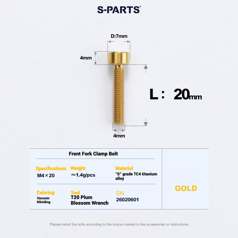 Cervélo S5 Titanium Bolt Kit – Full Frame Lightweight Upgrade Set | CNC TC4 Ti Bolts for Cervélo S5