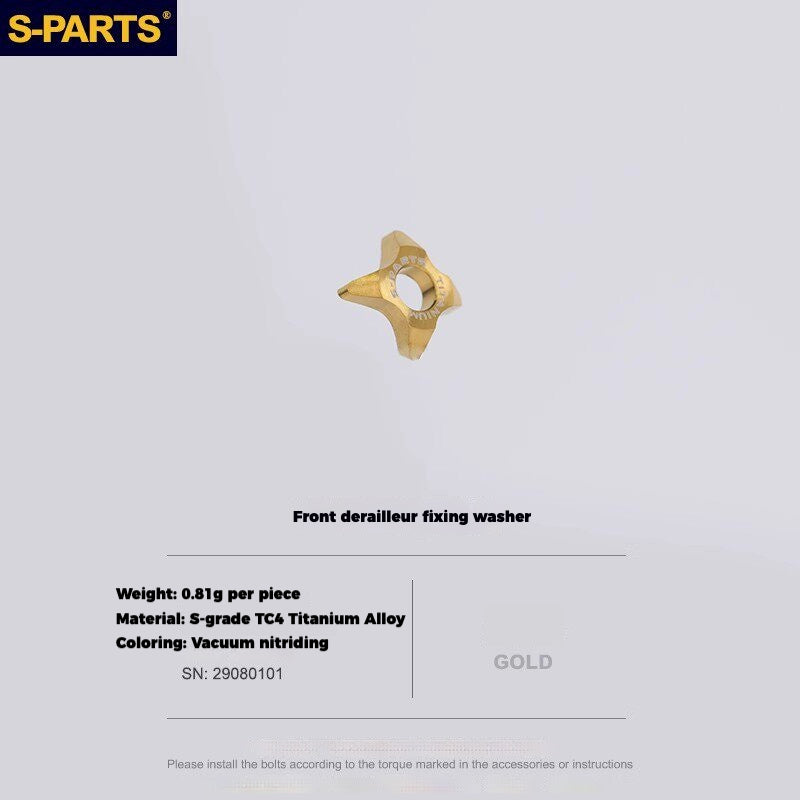 S-PARTS Titanium Derailleur Gear Screws Compatible with SRAM RED AXS