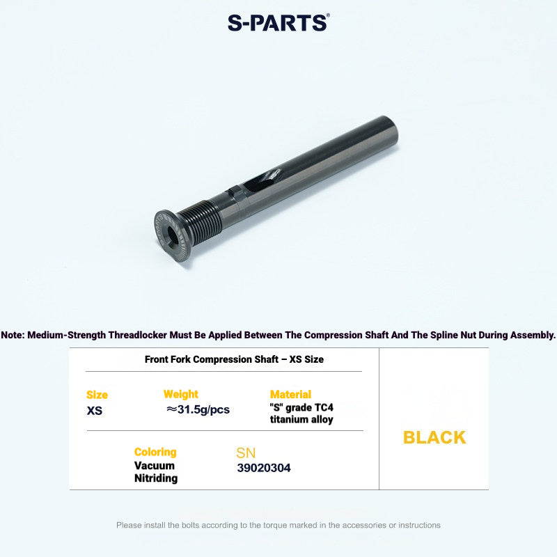 Titanium Headset Compression Plug Kit for Colnago Y1RS | Fork Compression Assembly XS S M L