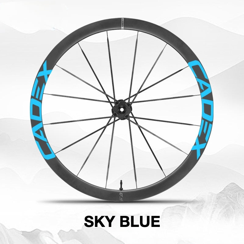 Cadex MAX 40 Wheel Decal Sticker Kit – Logo Cover & Color Customization