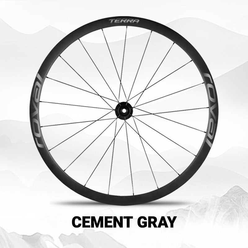 ROVAL TERRA Wheel Decal Kit | Custom Color Logo Stickers for Gravel & Road Bike Wheels