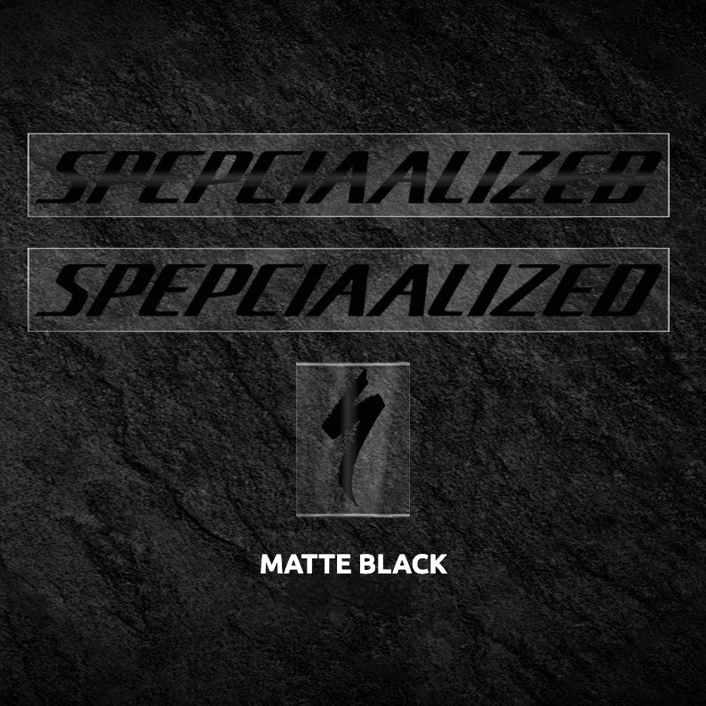 Specialized Tarmac SL7 Frame Logo Cover Decal Sticker | Waterproof Custom Road Bike Frame Decal